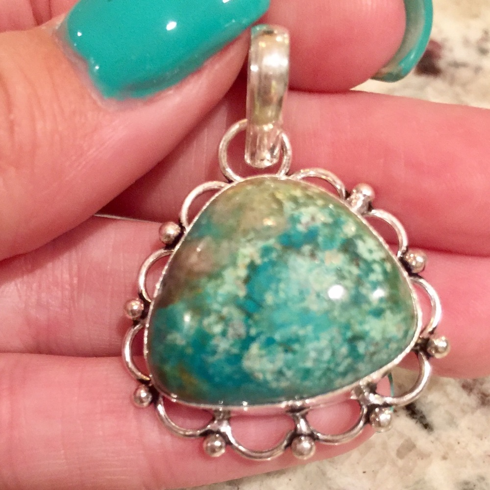 Chrysocolla Pendant
