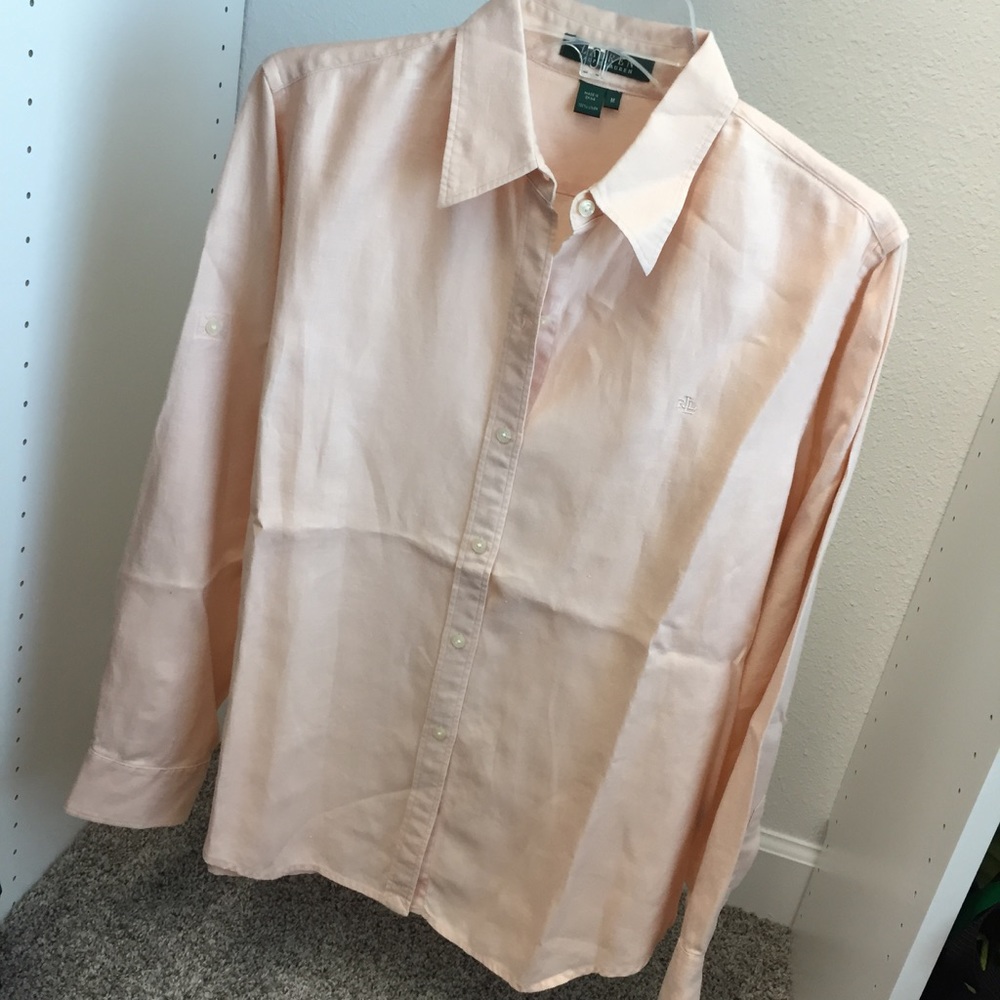 Pink Ralph Lauren Linen shirt