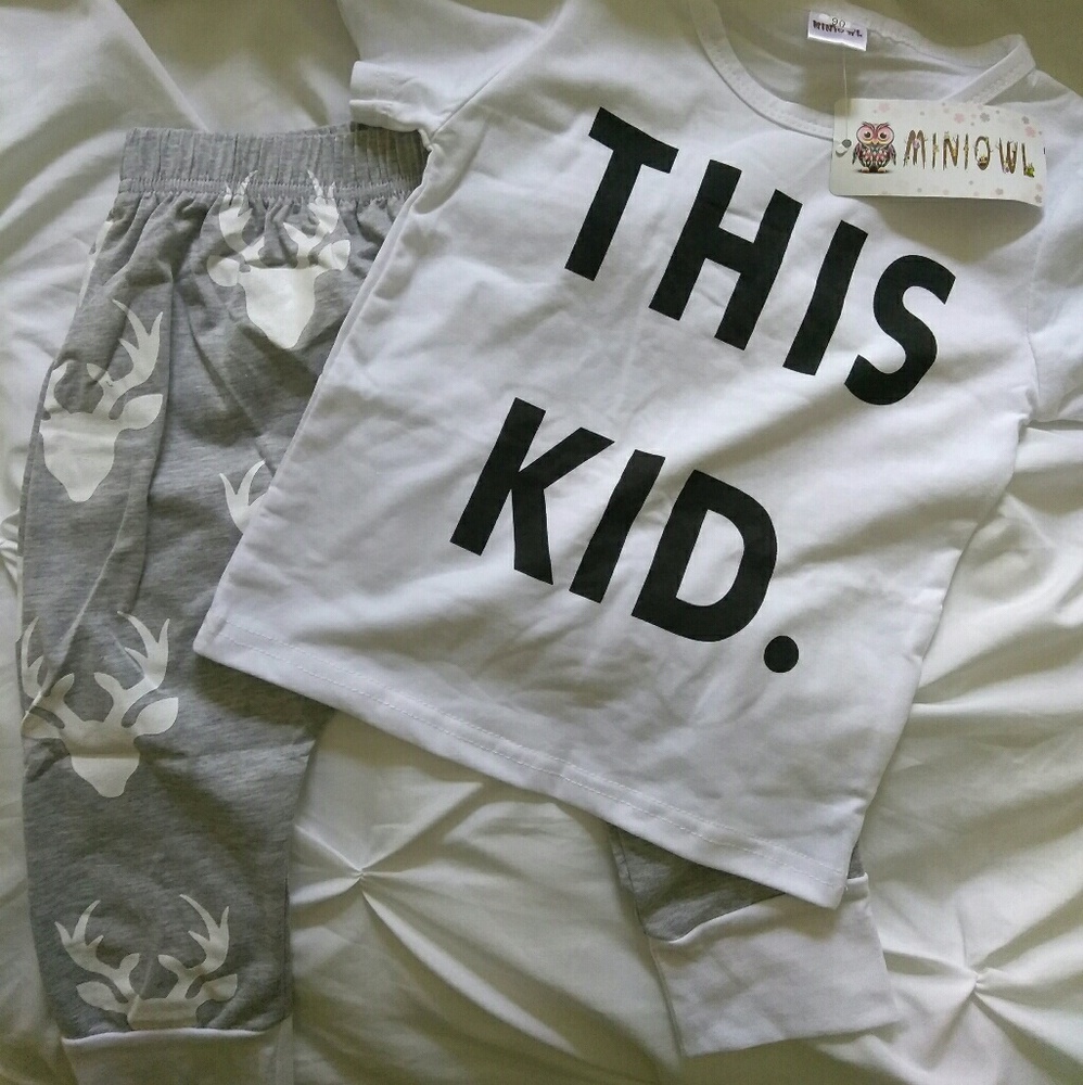 Unisex Toddler's Top and Pants size 2-3T