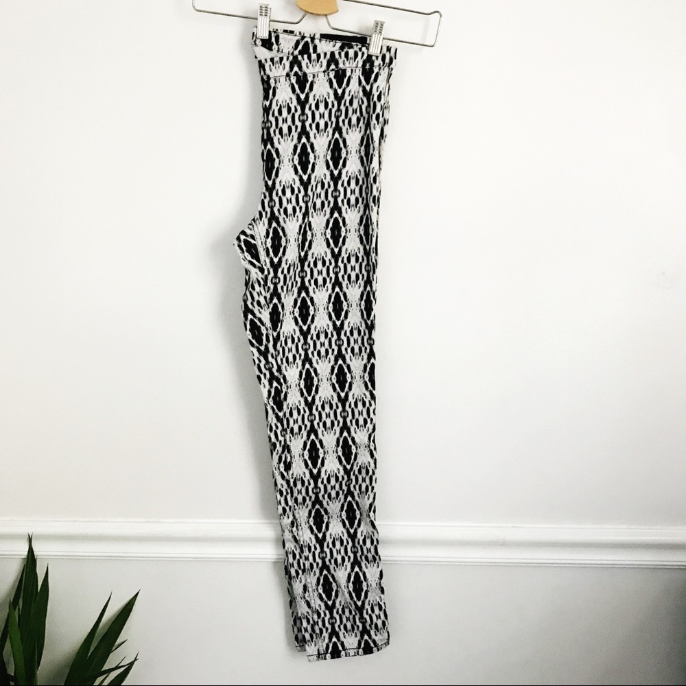 H&M Snake Print Skinny Pants