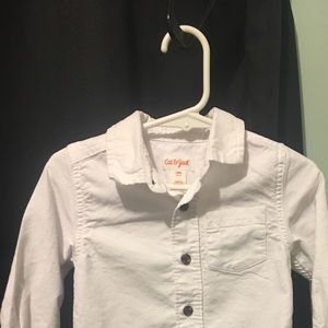 Toddler boys white button up 18 months