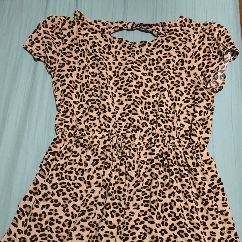 Leopard print dress