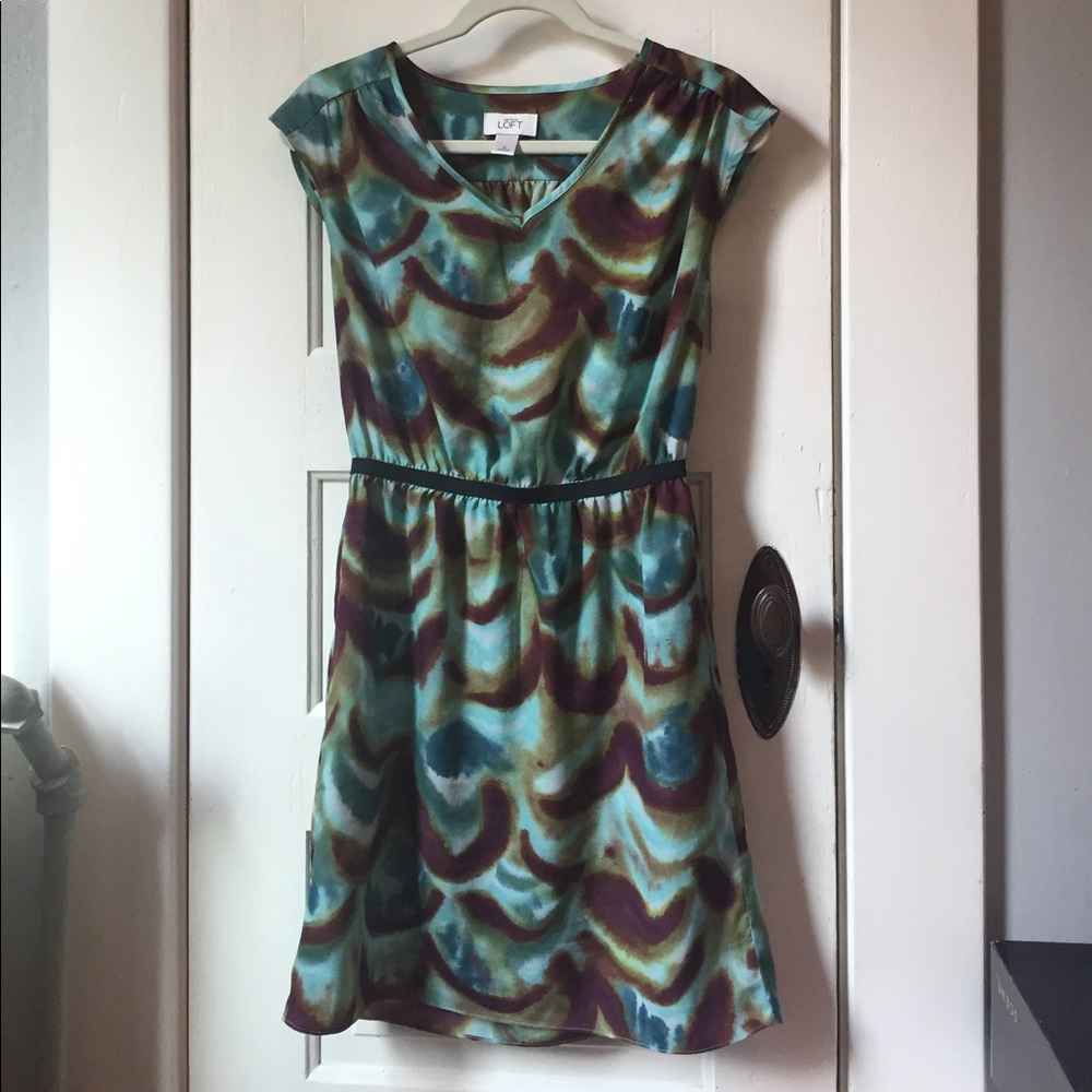 LOFT cocktail dress, light, feminine, with pockets