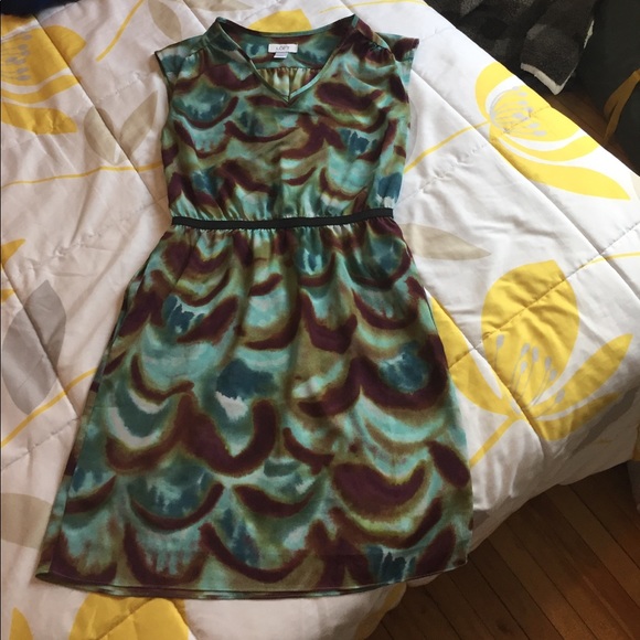 LOFT cocktail dress, light, feminine, with pockets - Picture 4 of 5