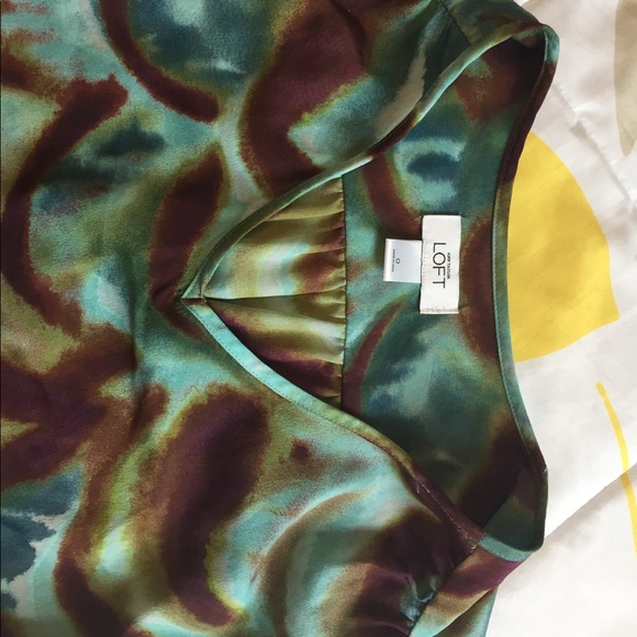 LOFT cocktail dress, light, feminine, with pockets - Picture 5 of 5