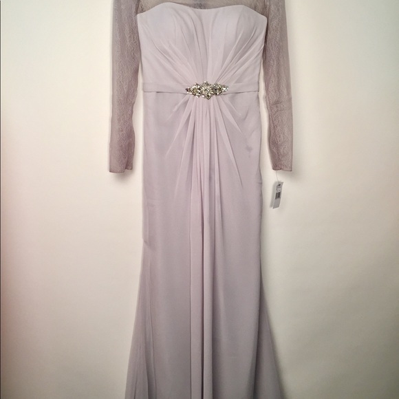 Mori Lee VM collection Illusion Scoop Neck - Picture 6 of 7