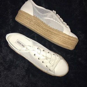 Steve Madden 8.5 Mesh Hampton Platforms