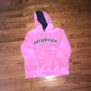 size small aeropostale pink colored sweatshirt
