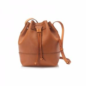 J.CREW Downing Bucket Bag in Brown