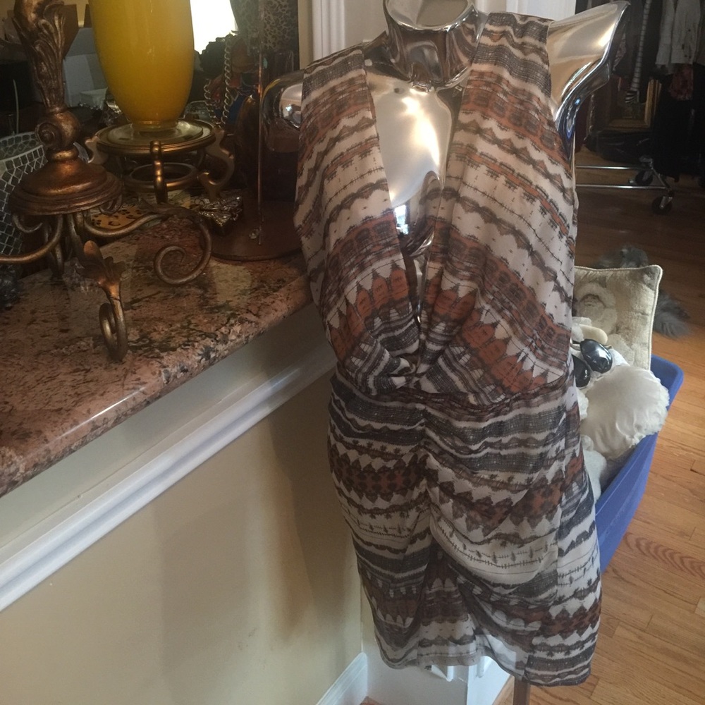 Gorgeous silk dress  sophisticated fab colors