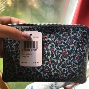 Floral Coach Wristlet
