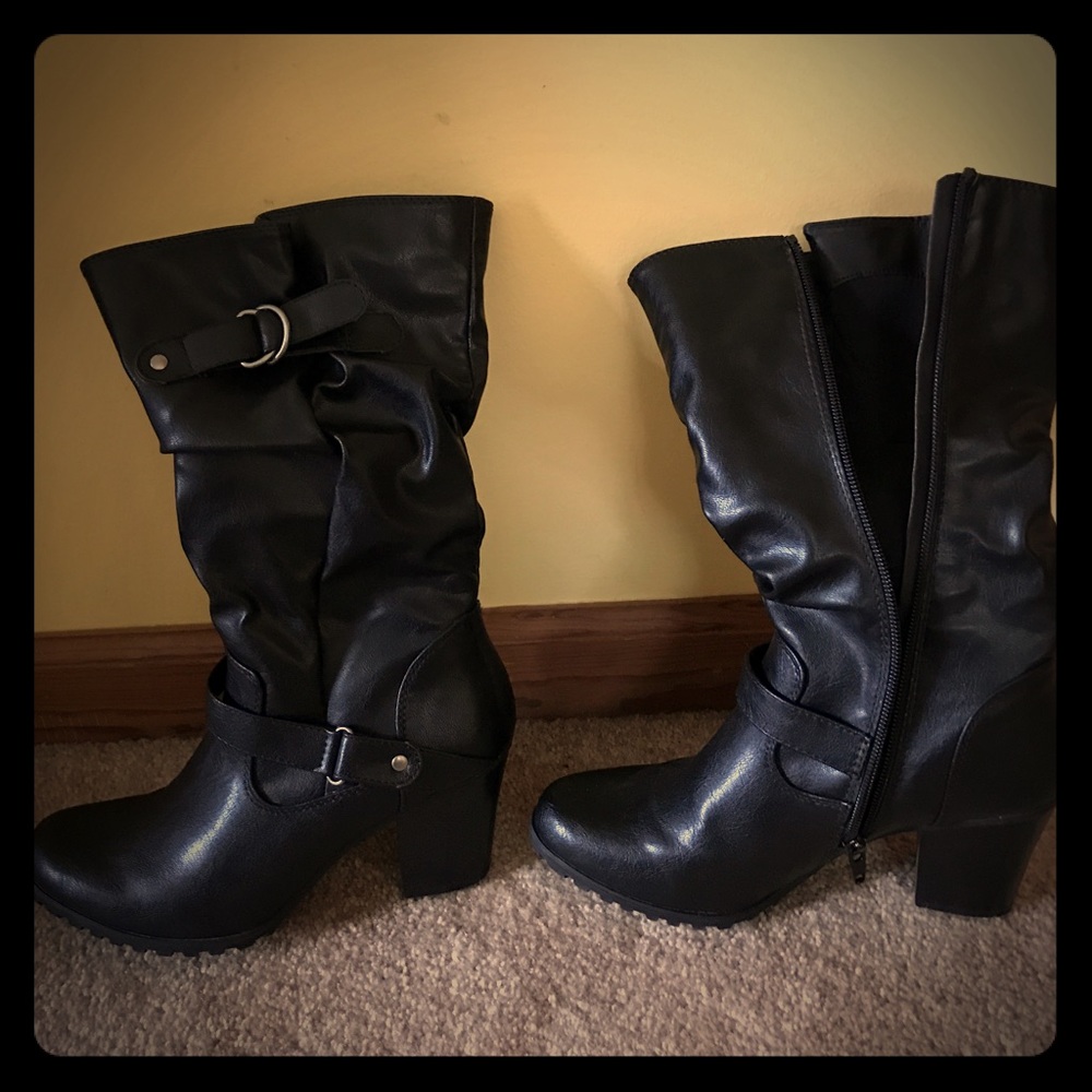 Black boots