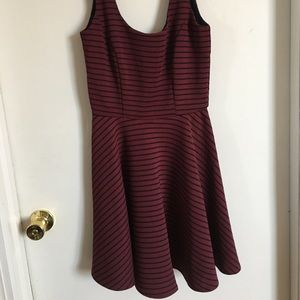 Burgundy Dress