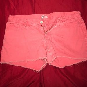 Jean pink shorts