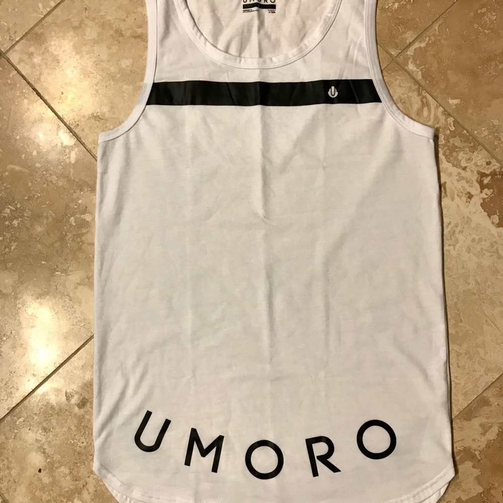 Umoro Logo white tank