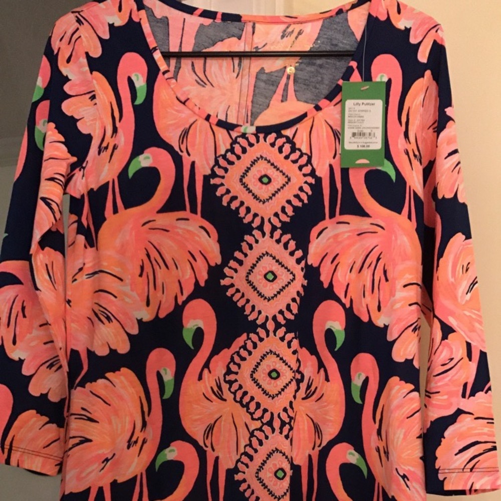 NWT lilly pulitzer Small GIMME SOME LEG beacon