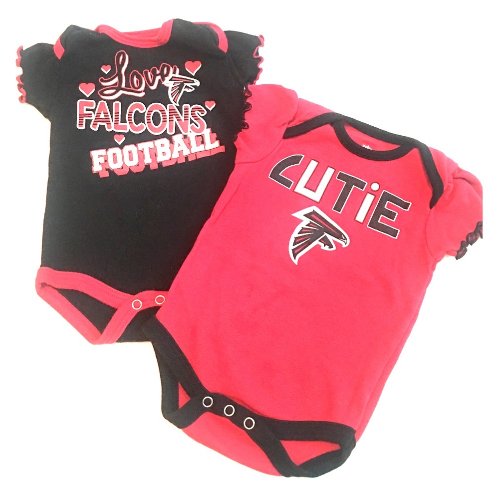 Little Falcons Football fan onesie 0-3m