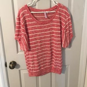 Striped pink top