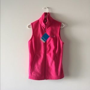 Pink Columbia vest