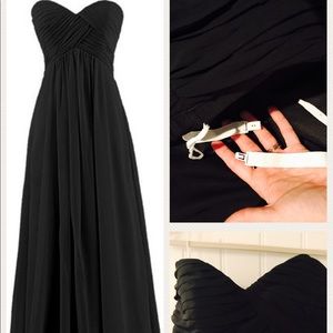Long Black Evening Gown