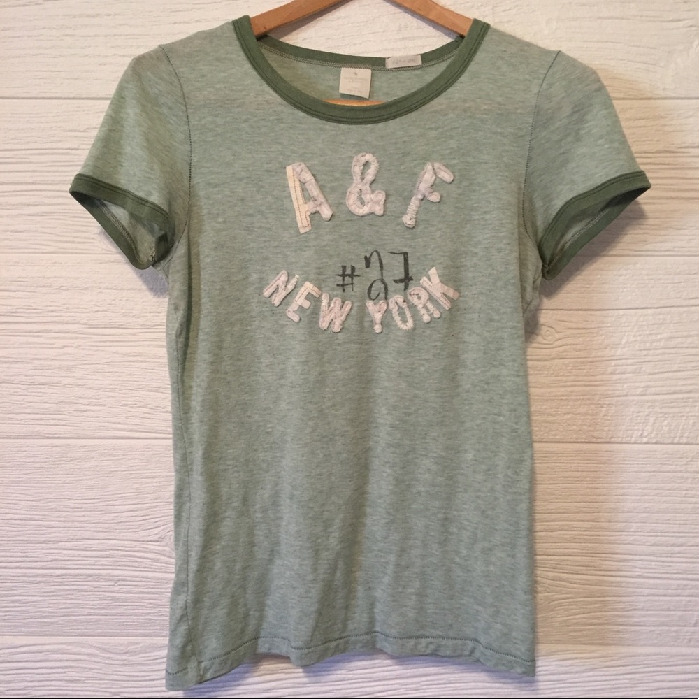 A&F / Abercrombie & Fitch Green T-Shirt #27