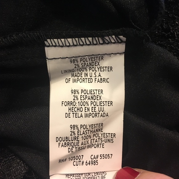 Woman's Marina Black Lace Dress - Picture 6 of 6