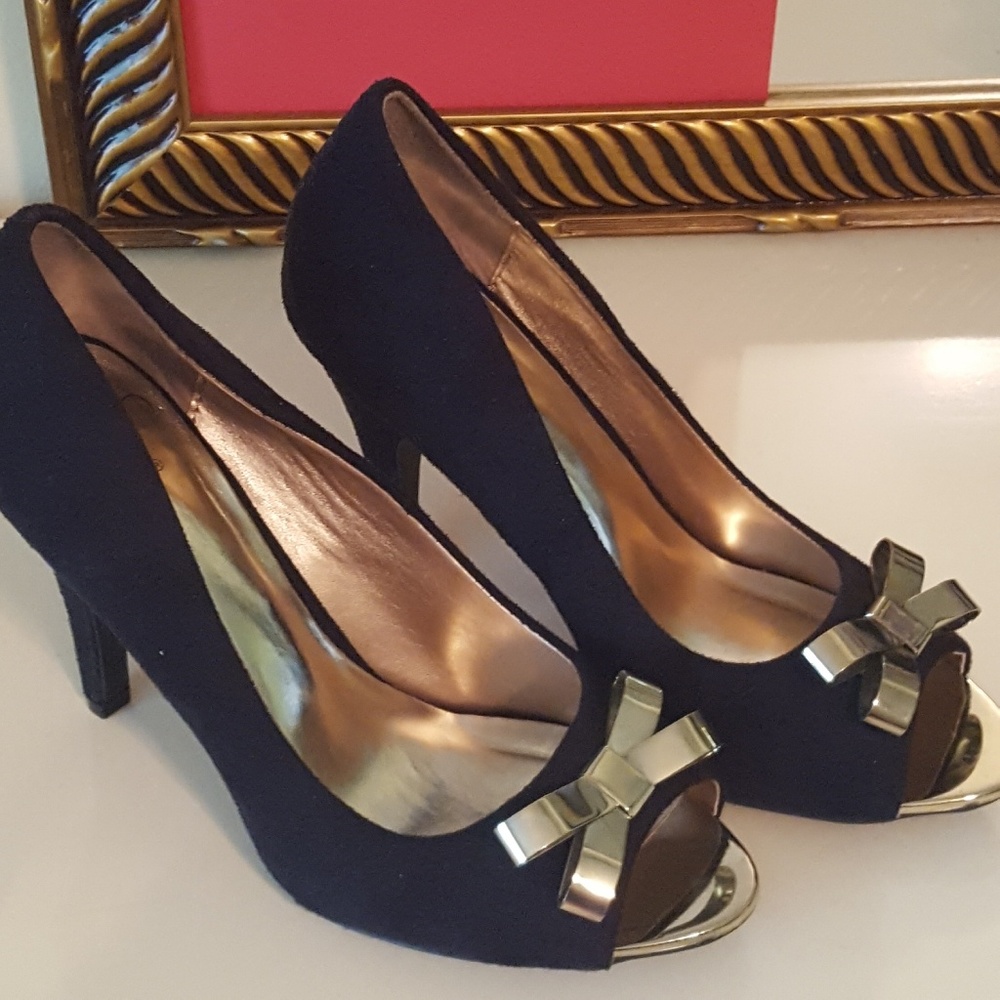 Open toe heels