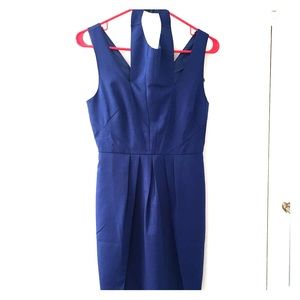 Royal blue cocktail dress
