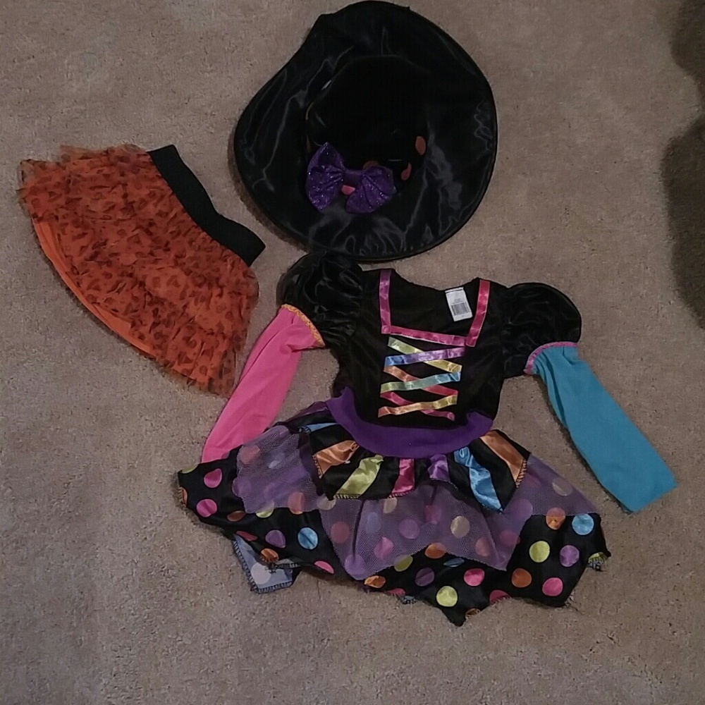 Rainbow Witch Costume 2t