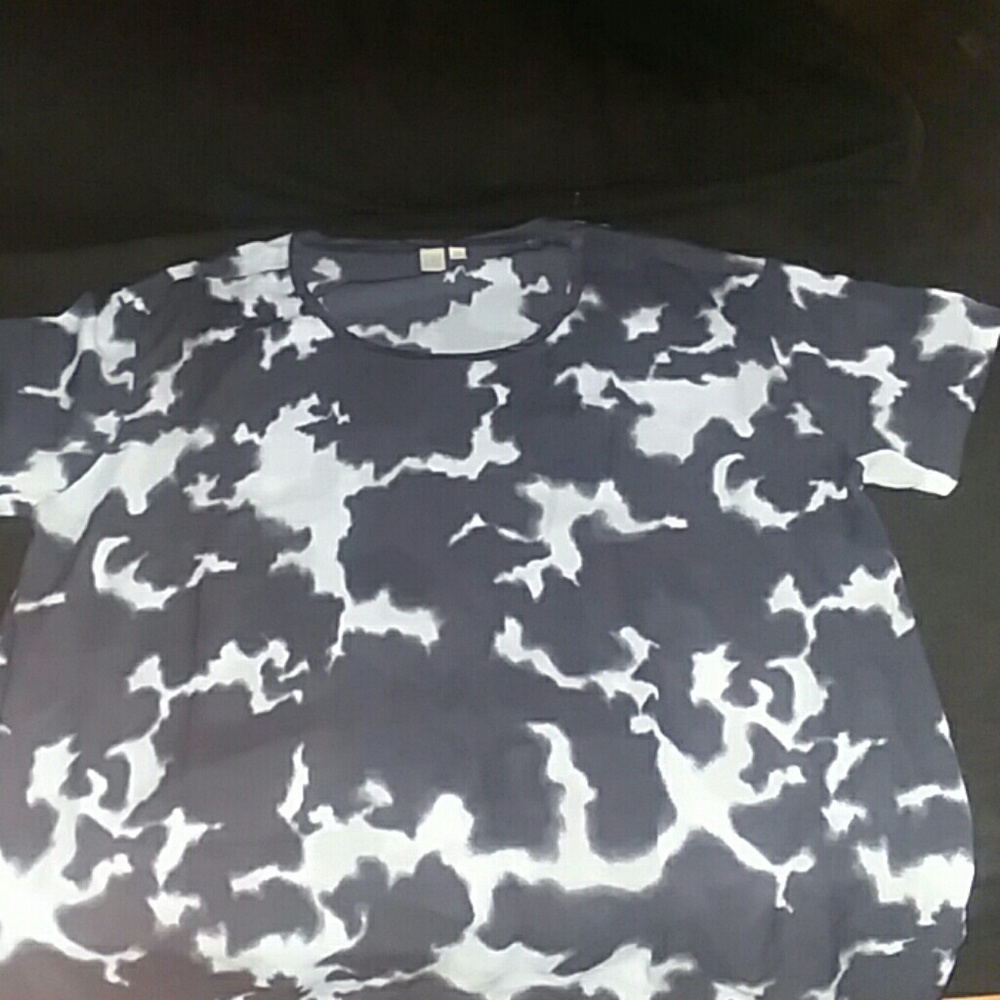 Short sleeve printed blouse - Picture 3 of 3