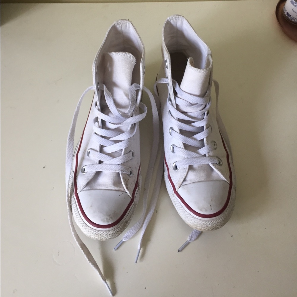 White high top Converse