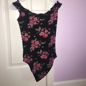 hollister off shoulder body suit