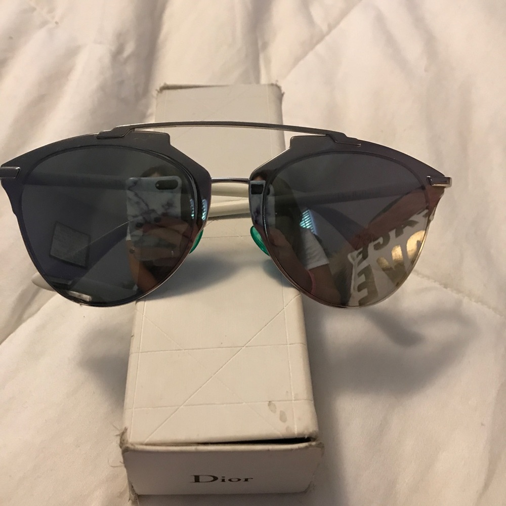 Dior Aviator Sunglasses in Silver - Picture 2 of 9