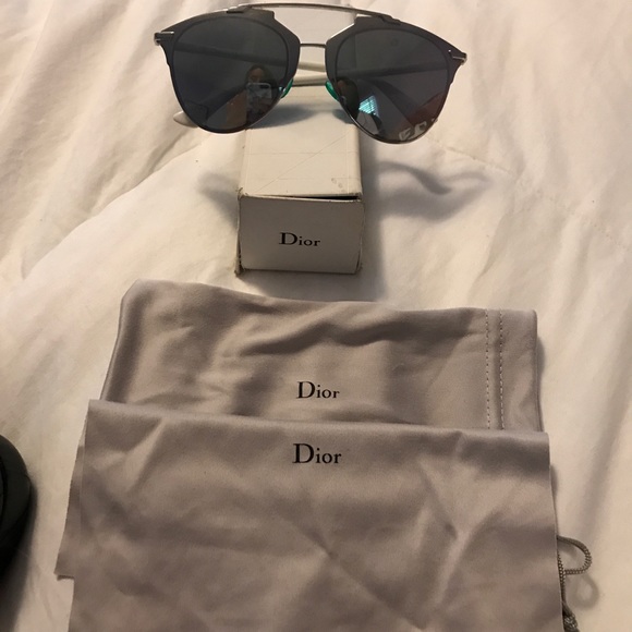 Dior Aviator Sunglasses in Silver - Picture 1 of 9