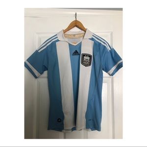 Argentina Adidas Aiuthentic Soccer Jersey