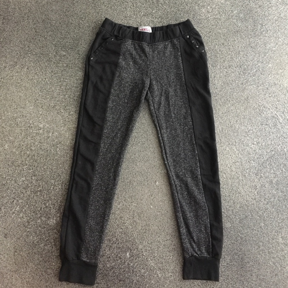Thrill Black joggers girls szXL