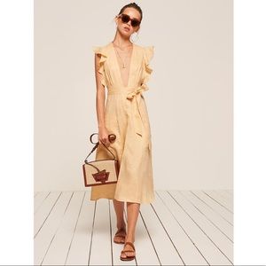*LABOR DA SALE* Reformation Serengeti yellow dress