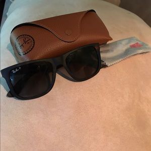 Brand New Ray-Ban Polarized Tortoise Justins