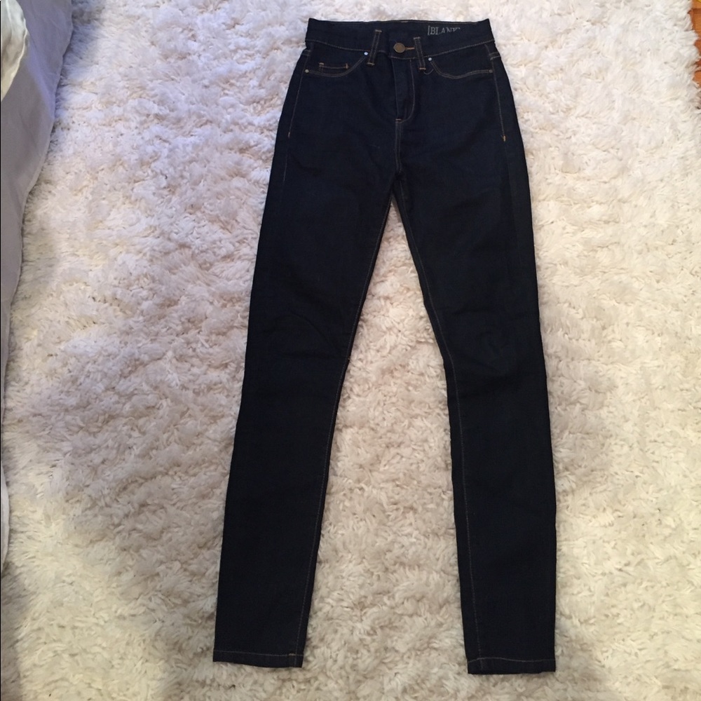 BLANKnyc dark wash skinny jeans