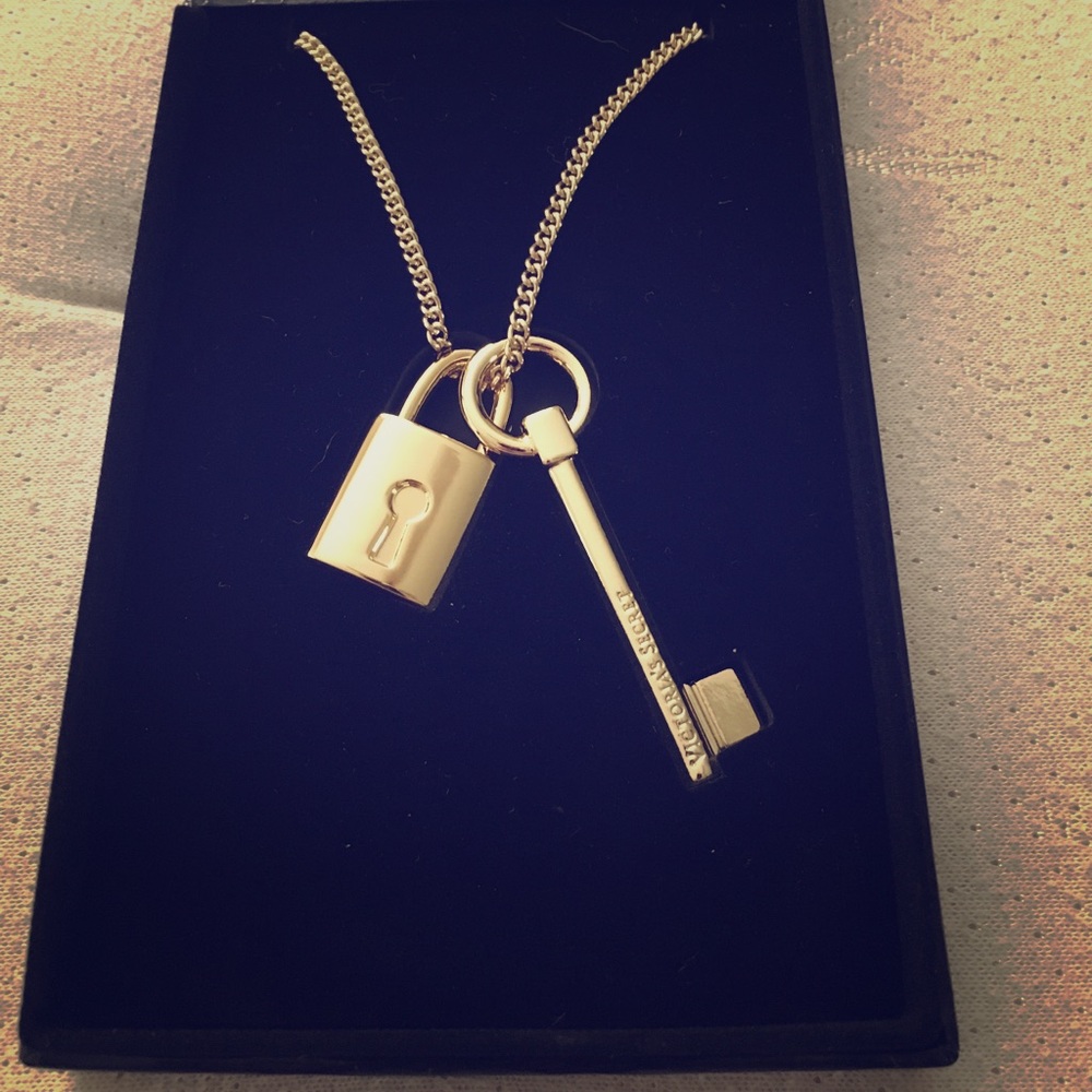 Gold Victoria's Secret necklace