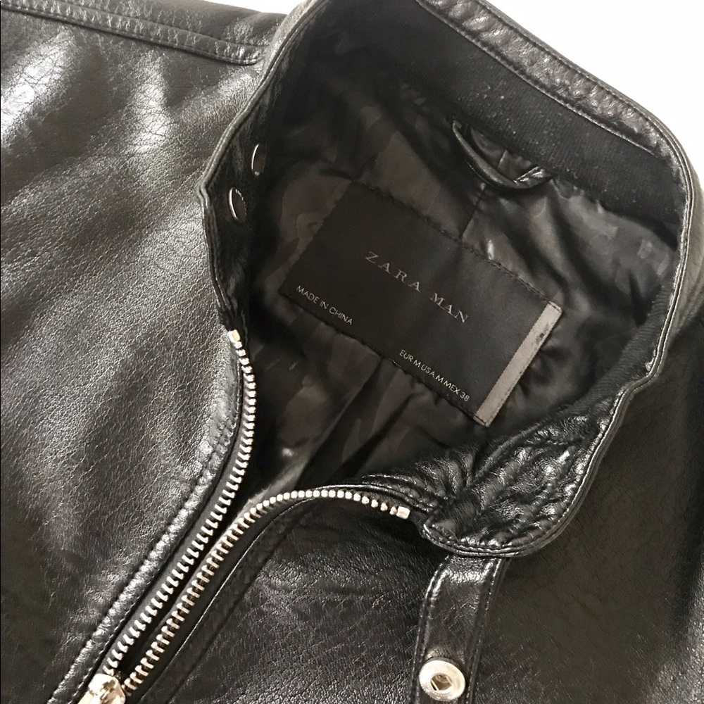 Zara Mens Moto Jacket