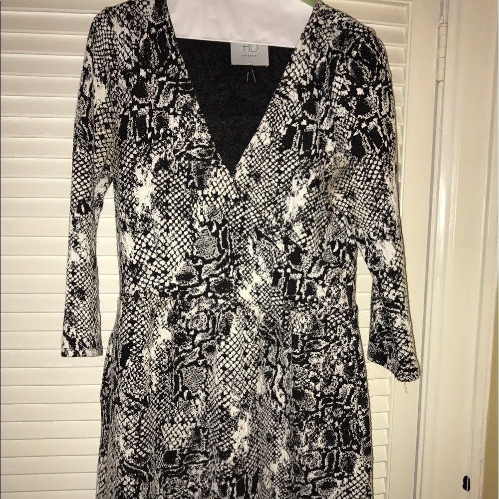 Anthropologie HD Paris faux wrap dress Medium