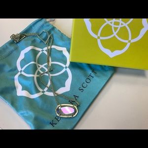 Kendra Scott Iridescent Stone Necklace