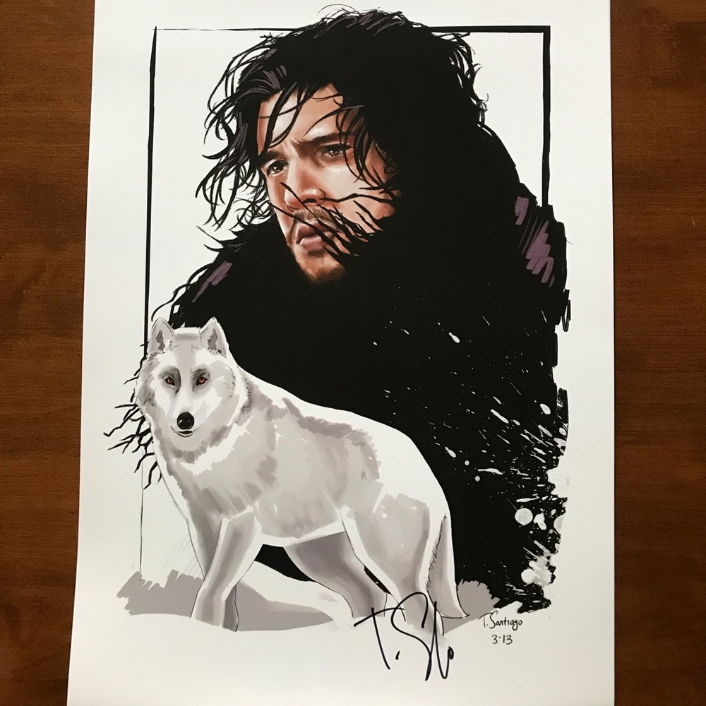 Jon Snow Game Of Thrones Poster
