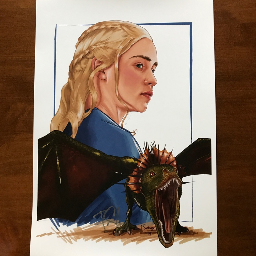 Daenerys Game Of Thrones Poster