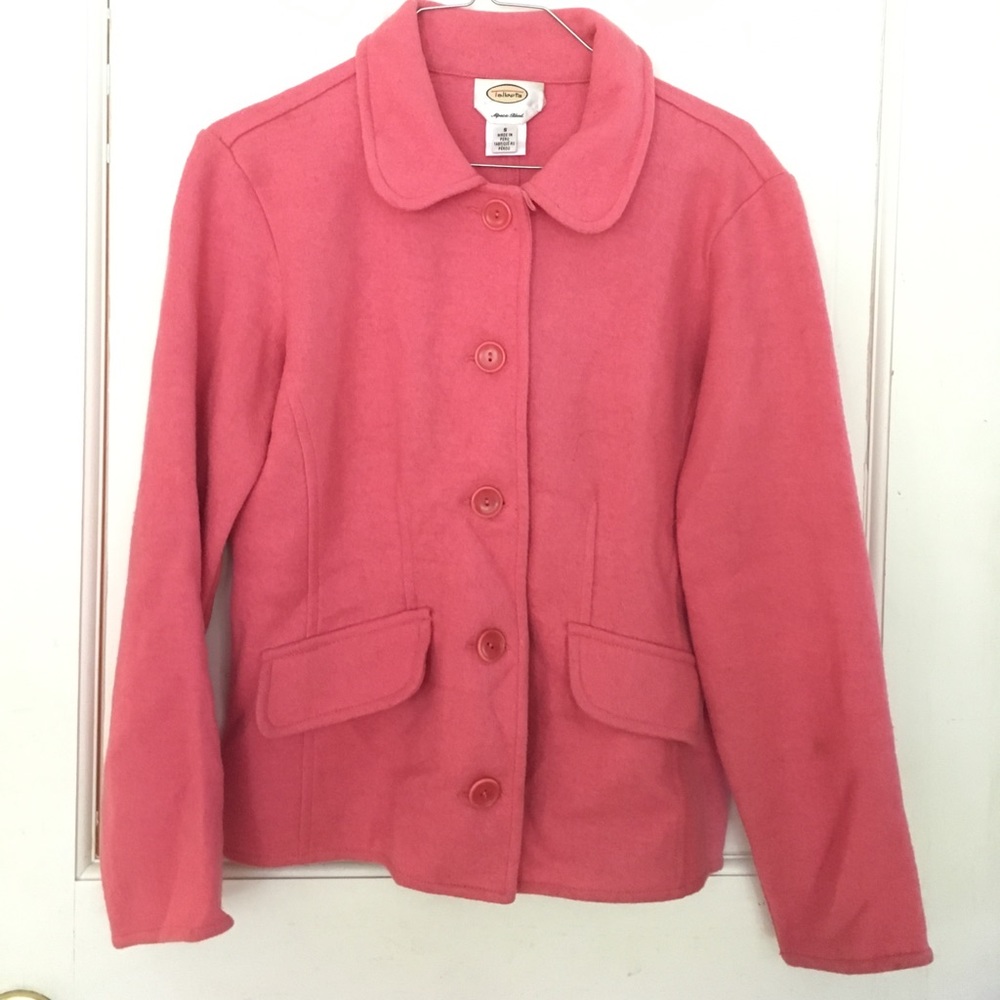 TALBOTS WOOL PEA COAT