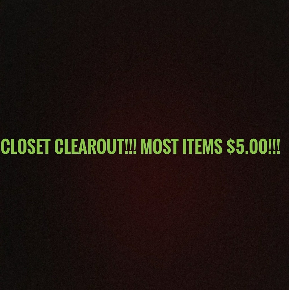 Closet Clearout!