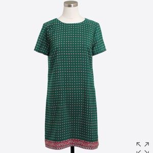 jcrew printed gallery dress