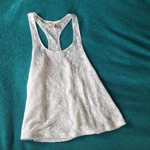 SO Racerback Lace Over Shirt.