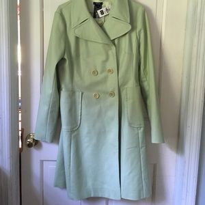 NEW green pea coat!!!